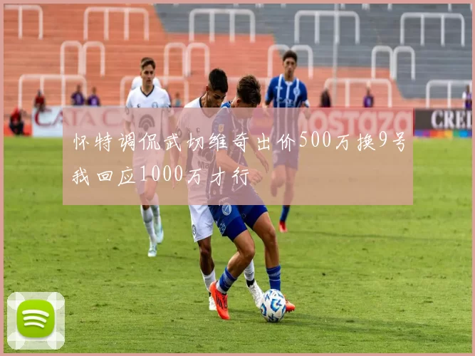 怀特调侃武切维奇出价500万换9号我回应1000万才行